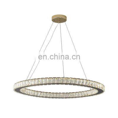 Luxury nordic led ring pendant light gold ceiling chandeliers ceiling lights