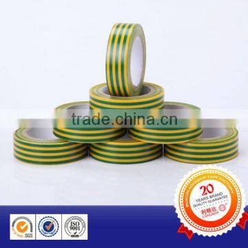 Green Yellow line PVC Insulation Tape