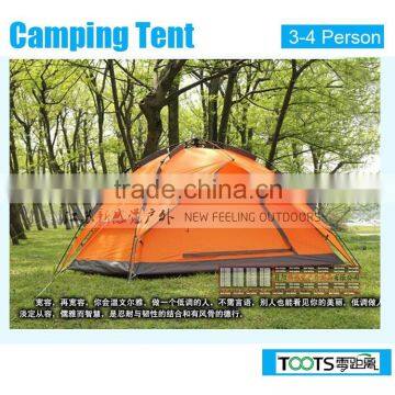 TOOTS 3-4 Person Customized Promotional Traveling Camp Tent