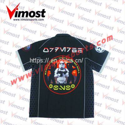 Sublimated Motor Racing Shirt Made To Order From 2022 Best Manufacturer.