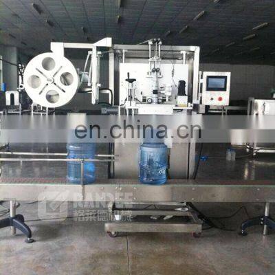 Automatic 5 Gallon Cap Shrink Sleeve Labeling Machine Cap Sealing Machine for 5 Gallon Bottle Buckets Water Labeling Machine photo-2
