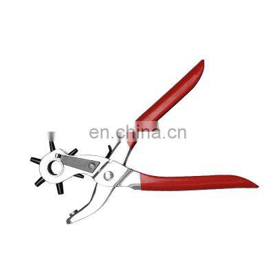 Leather Belt Hole Punch Plier Eyelet Puncher Revolve Sewing Machine Bag Setter Multi-function Punch Tool photo-4