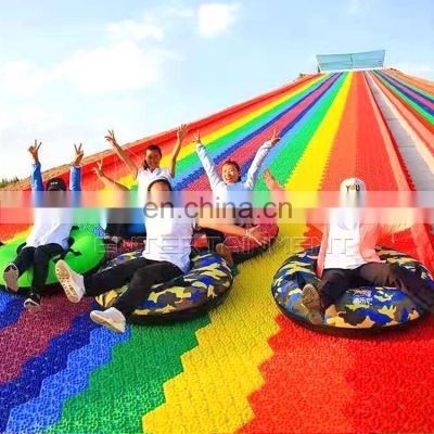 Amusement Farm Park  Rainbow Slide New Unpower Slide