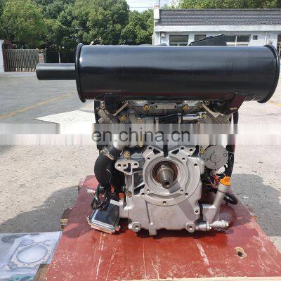 Hot Sale Water Cooled 2 Cylinders 4 Stroke SCDC Small Diesel Machines Engine EV80 photo-4