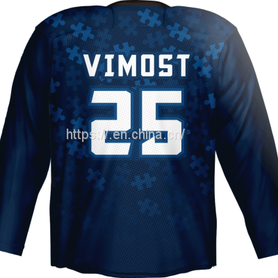 Good Quality Custom Sublimated Ice Hockey Jersey From Best Supplier photo-2