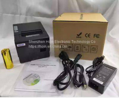 HOP-E802 Thermal Receipt Printer Wireless 3inch Terminal Printers With Auto Cutter 80mm POS Bill Printer Factory Cheap Price