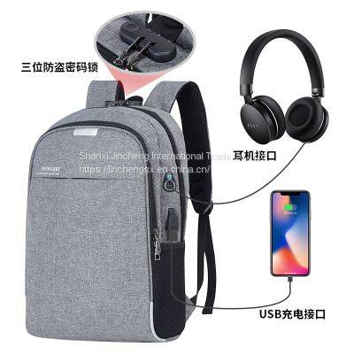 Manufacturer USB anti-theft business laptop backpack lWholesale School Backpack Bagarge capacity computer backpack