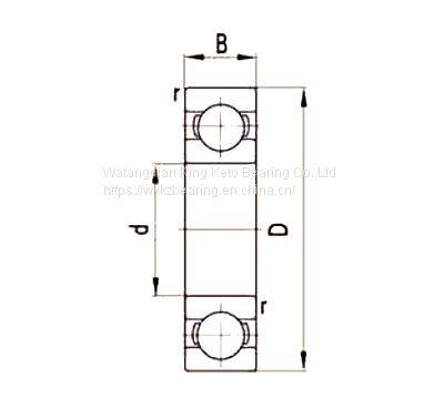618/630 M Deep Groove Ball Bearings 630X780X69mm WKKZ 10008/630 Bearings Origin China Bearings High Quality Precision Bearings photo-2
