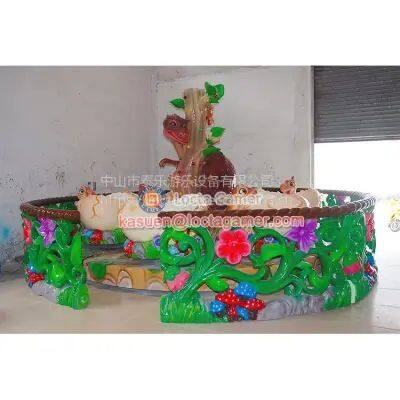 Guangdong Supply Zhongshan Tai Lok Entertainment Manufacturing Small and Medium Indoor and Outdoor Play Equipment Rotating Cup Coffee Cup 12-seat Dinosaur Rotating Cup photo-2