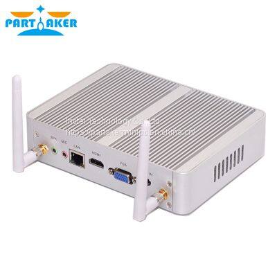 Partaker Cheapest Fanless Mini PC Windows 10 Pro Intel Core i5 4200Y i3 4020Y Barebone Computer DDR3L HTPC WiFi photo-3