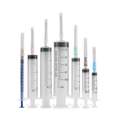 Medical Disposable Syringes, different types Syringes