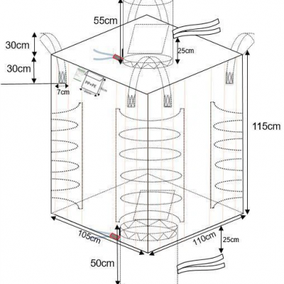 JUMBO BULK BAGS 1000KG 1500KG 2000 KG JUMBO TON BAG FOR CONSTRUCTION MATERIALS BIG BAGS PP FIBC CONTAINER