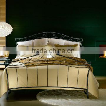 Graceful Lady wrought iron bed