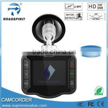 720P 2.5 inch patented Car DVR with Night Vision