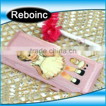 Pvc for promotion clear diy pencil bag