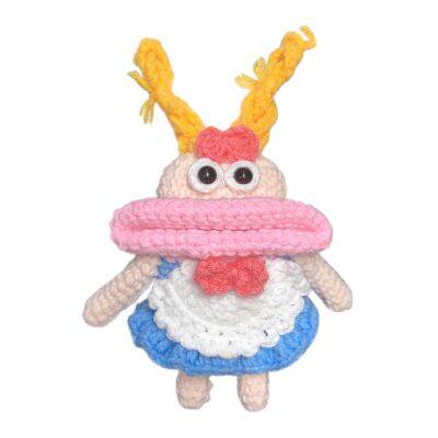 Earphone Case for Apple AirPods 2 Pro Knitted Cartoon Chain Headset Charging Box Cute Soft Cover for Air Pods 3 photo-3