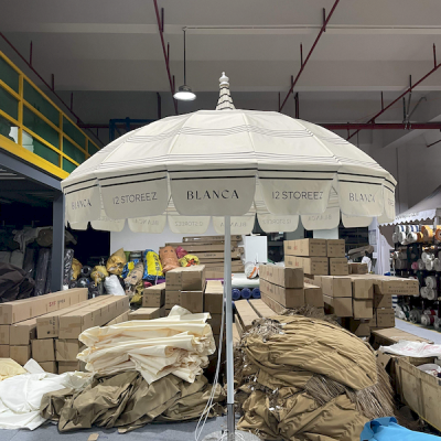 Pagoda Shape Parasol, New Parasol for Garden and Beach, Custom Edge Shape photo-4