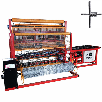 Fully automatic stainless steel cattle and deer grassland fence making machine, 7.5kW motor, core component fixed single-line assembly.