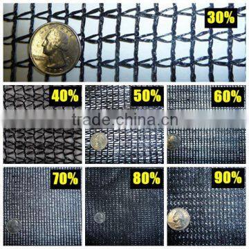 Black Virgin Material HDPE sun shade net for sale