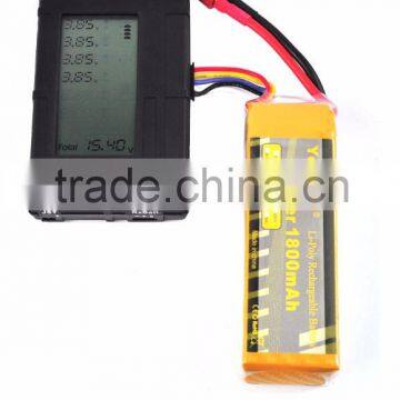 You&Me 4S 14.8V 1800mAh 25C Rechargeable Lithium Polymer Battery For Quadcopters RC Models photo-5