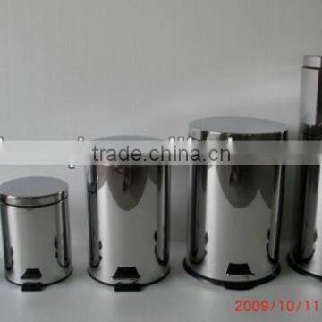 stainless steel step dustbin