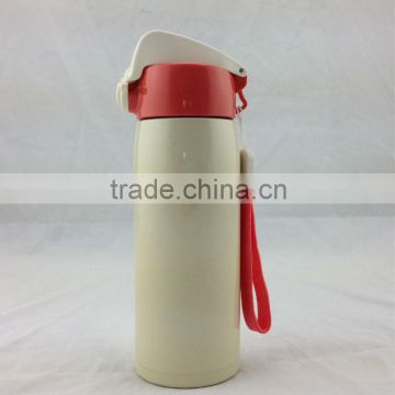 2014 food grade 450ml double wall stainless steel vacuum flask