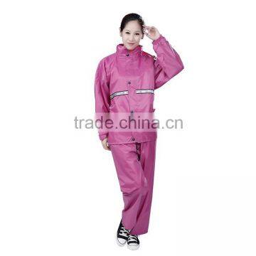 Contemporary Sexy Red Girls Taffeta 23s Pvc Rain Coat photo-2