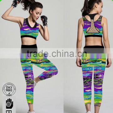 2016 OEM Custom high quality comfortable yoga wear sport clothing sets