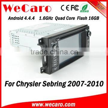 Wecaro WC-JC6235 Android 4.4.4 radio indash for chrysler sebring car gps navigation system 2007 - 2010 BT gps 3g TV