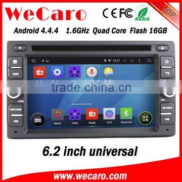 Wecaro 6.2" WC-2U6008 Android 4.4.4 car stereo 2 din multimedia navigation system radio gps 1080p