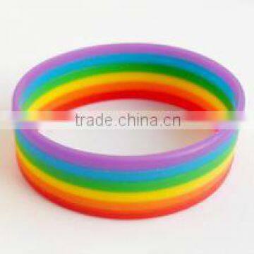 Custom Rainbow DIY Silicone Bracelet/Wristband