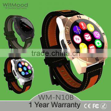 N10B Outdoor Bluetooth Smart Watch Waterproof Pedometer Heart Rate Sleep Monitor Call Remind Remote Camera Wristwatch for Phones