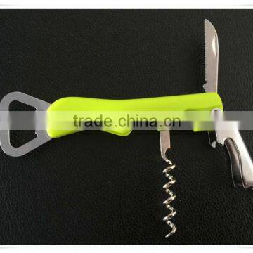 High quantity ABS stainless steel multifunction metal bottle opener