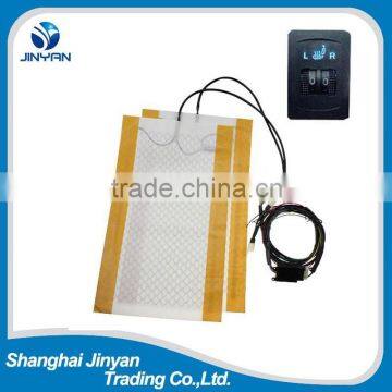 12V driver carbon fiber heating seat cushion,car seat heater with polyester fabric