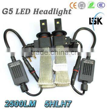 Newest !!! Efficient Heat Dissipation 2500LM Car H7 Led Headlight 12V -24V With Two Years Warranty photo-3
