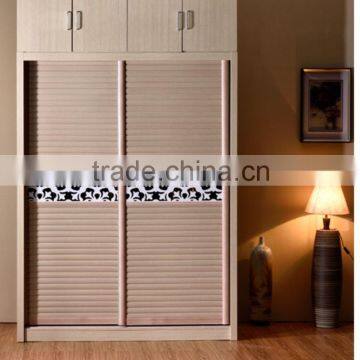Wooden 2 Sliding Bedroom Wardrobe