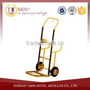 Polished Brass Bellman's Handtruck