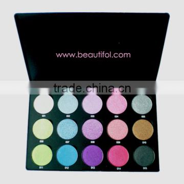 Highlight eye shadow! 15 colors private label eye shadow palette