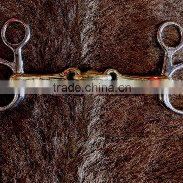 D Ring Stainless Steel Copper Inlay Horse Snaffle Bit Mouth Veterinary Instruments and Equipment Best Quality