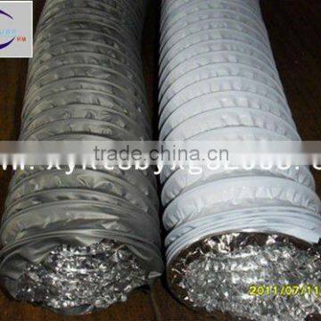 WHITE SINGLE LAYER COMBI PVC FLEXIBLE DUCT FOR HVAC SYSTEM OEM