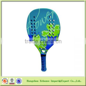 Promotional wooden beach tennis racket with holes-CP1012