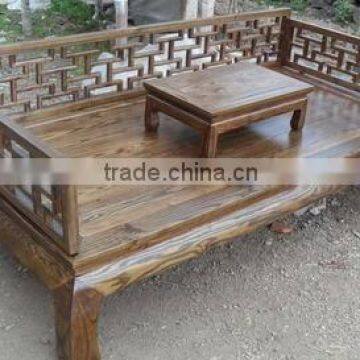 Chinese antique wood day bed LWG106