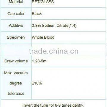 Disposable Vacuum Blood Collection Tube - ESR Tube photo-3