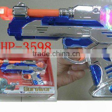 Flash laser gun with vibration, lights & sound