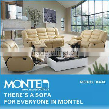 Modern design home theater leather electric recliner sofa