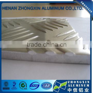 Top quality anti-skidding aluminum sheet flooring with checkered surface