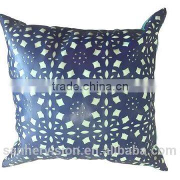 Faux Leather Laser Cut Car Custom Cushion