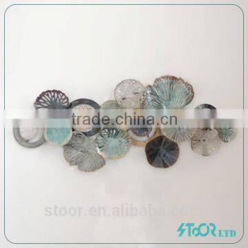 Modern Colourful Metal Flower Wall Decoration