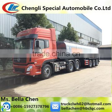 Hydrochloric Acid Transport Truck, DF Chemical Liquid Transport Semi Trailer Truck for sale