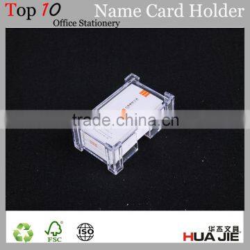 Hot selling plastic business name card holder